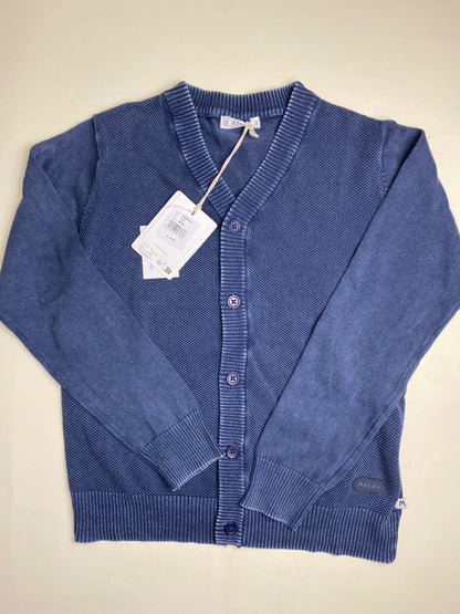 Cardigan Melby blu in- difetto produzione su retro manica