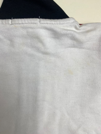 Tuta sportiva con stampa - micro difetto su collo e macchie lavabili su retro
