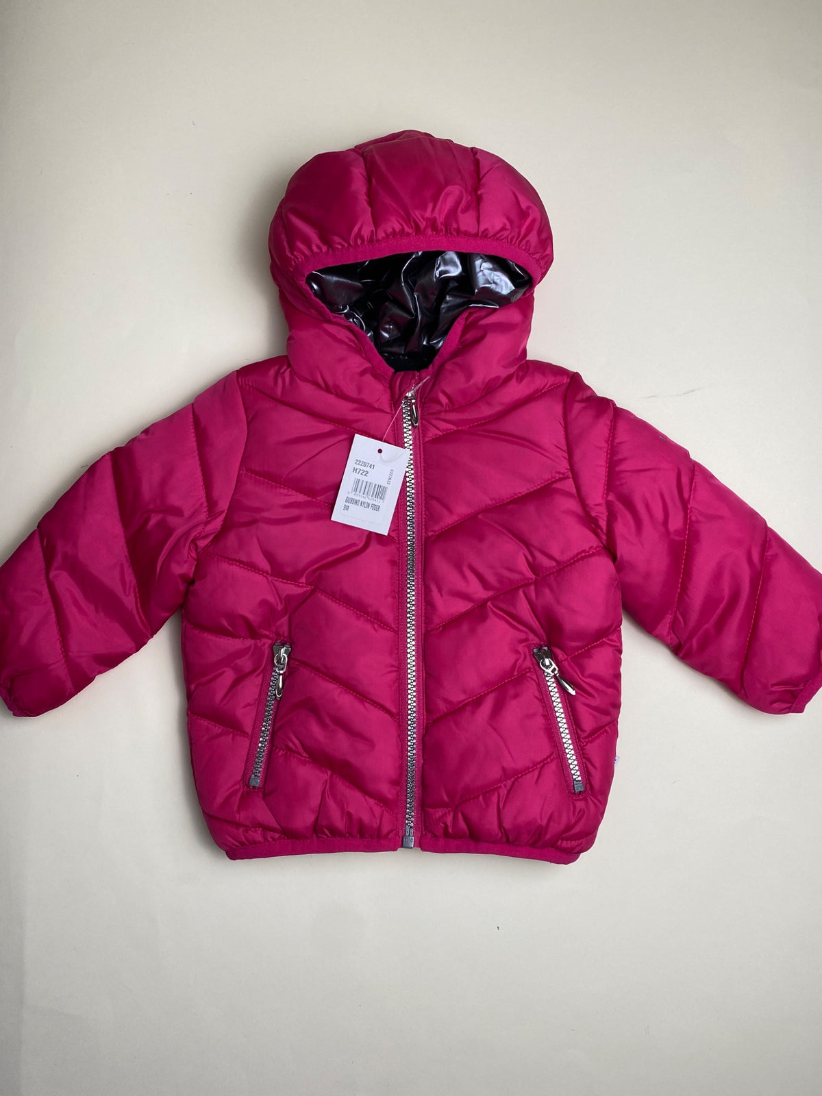 Piumino Bambina con- logo su spalla Rovinato