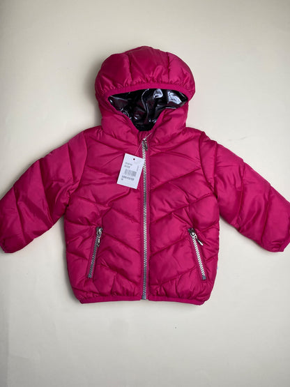 Piumino Bambina con- logo su spalla Rovinato