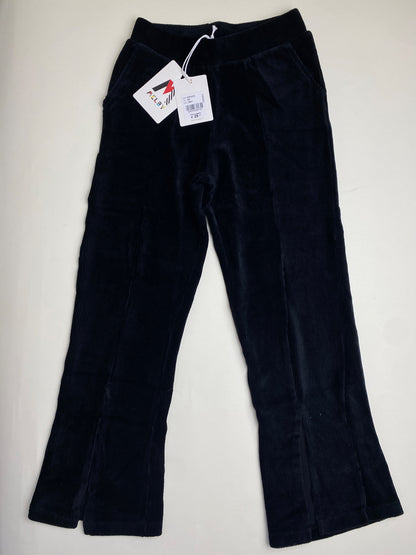 Pantaloni in velluto a coste con spacco