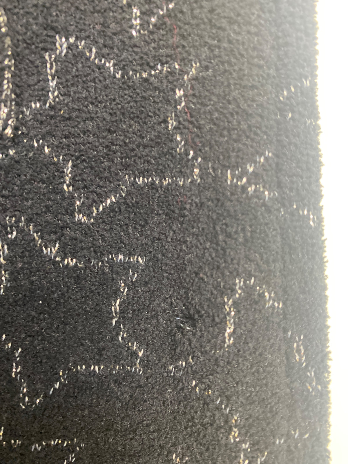 Abito nero con stelle e dettagli glitter - difetto piccolissimo buco