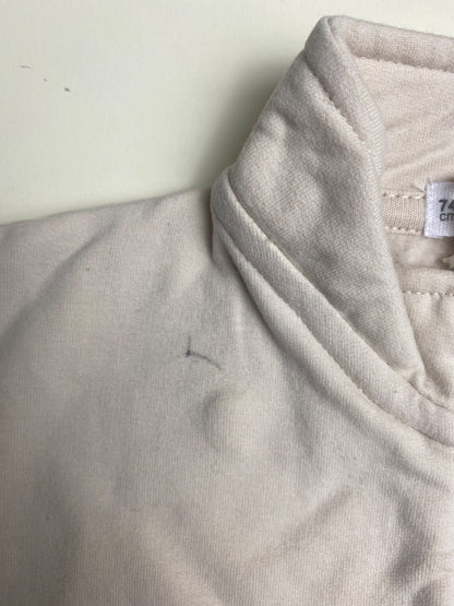 Felpa Bambina Melby con Zip e Stampa Good Vibes - piccolo segno di penna (lavabile