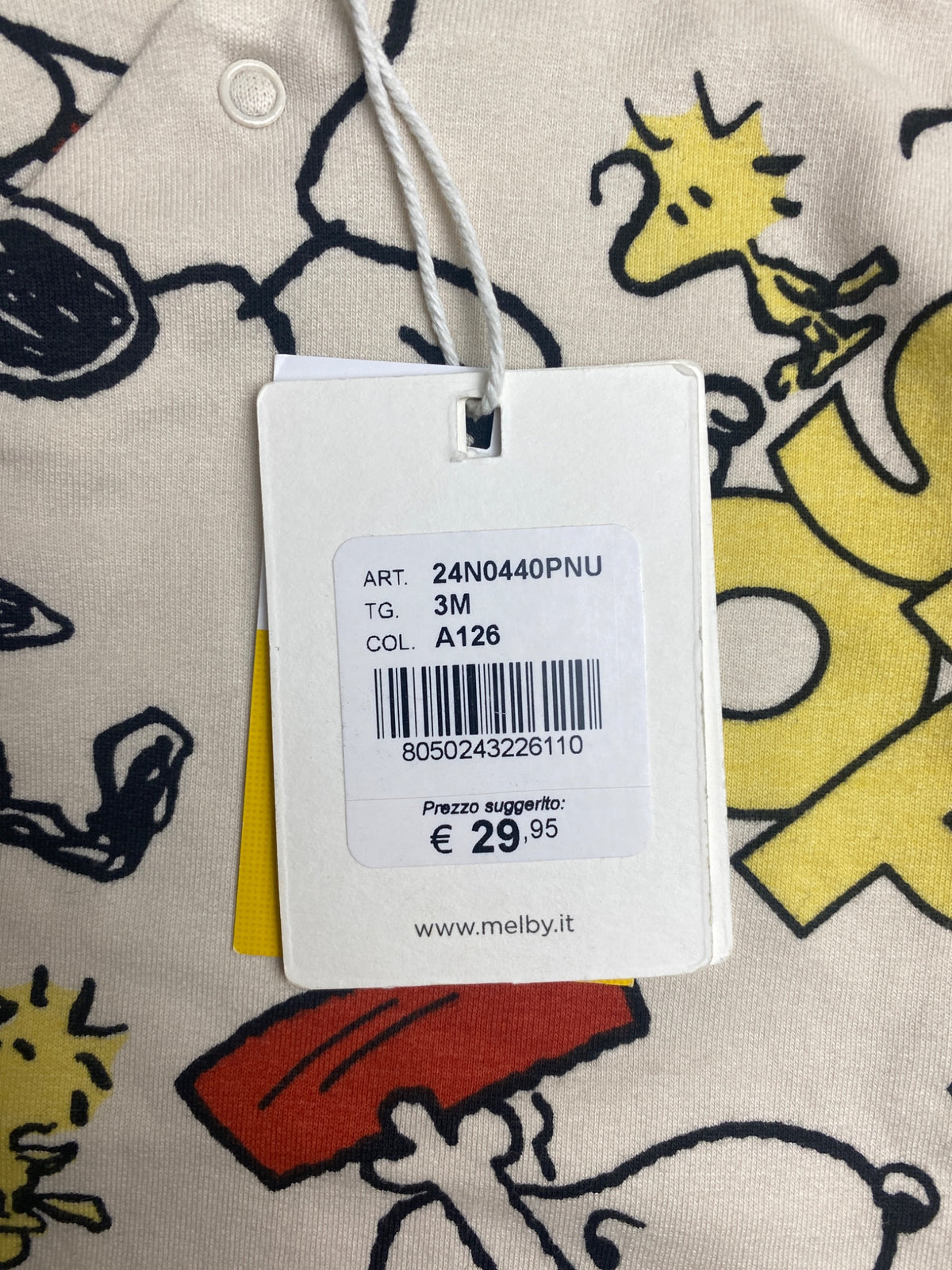 Tutina neonato Snoopy