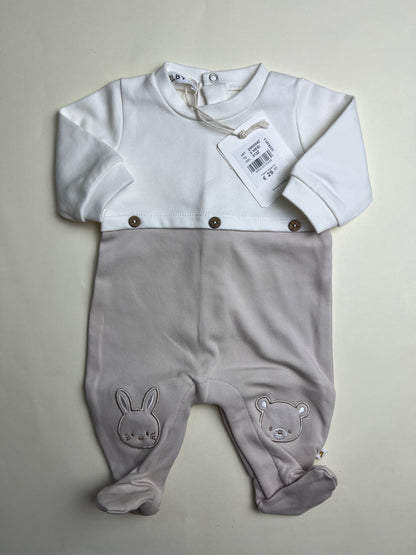 Tutina neonato bicolore