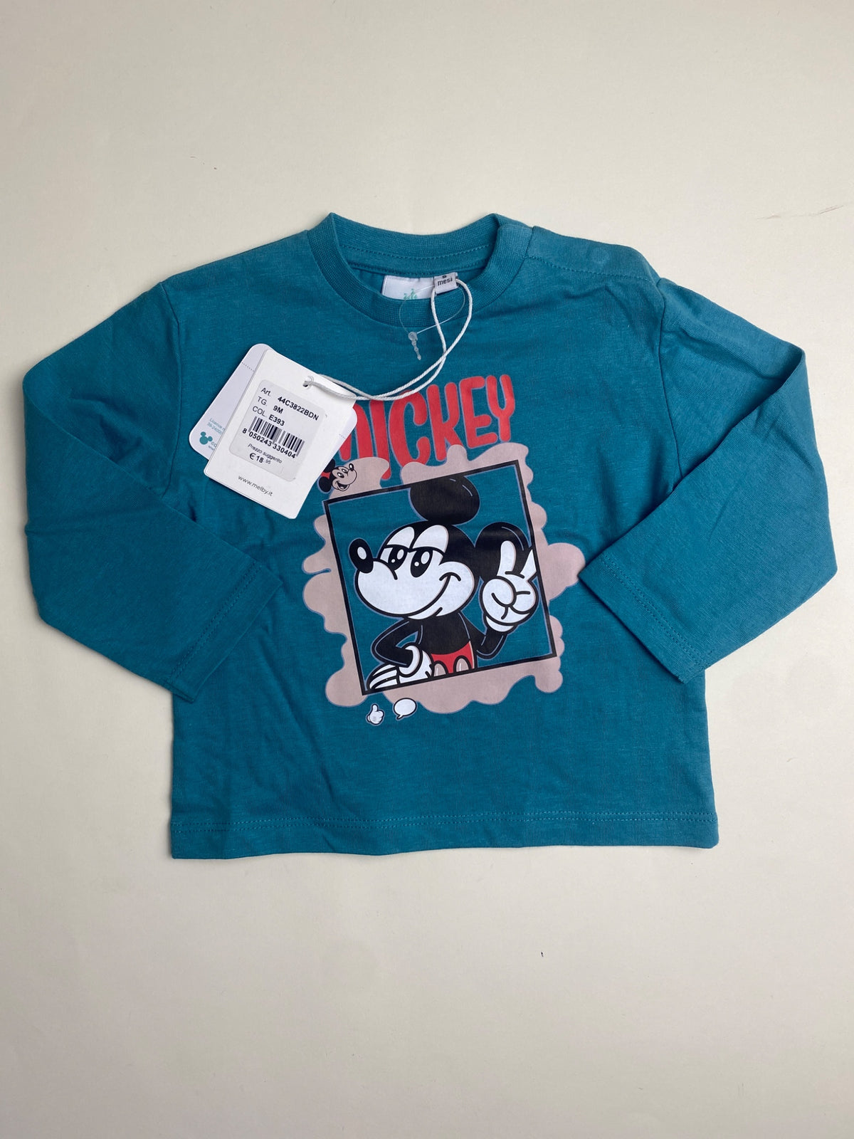 Maglietta a maniche lunghe Disney Mickey Mouse