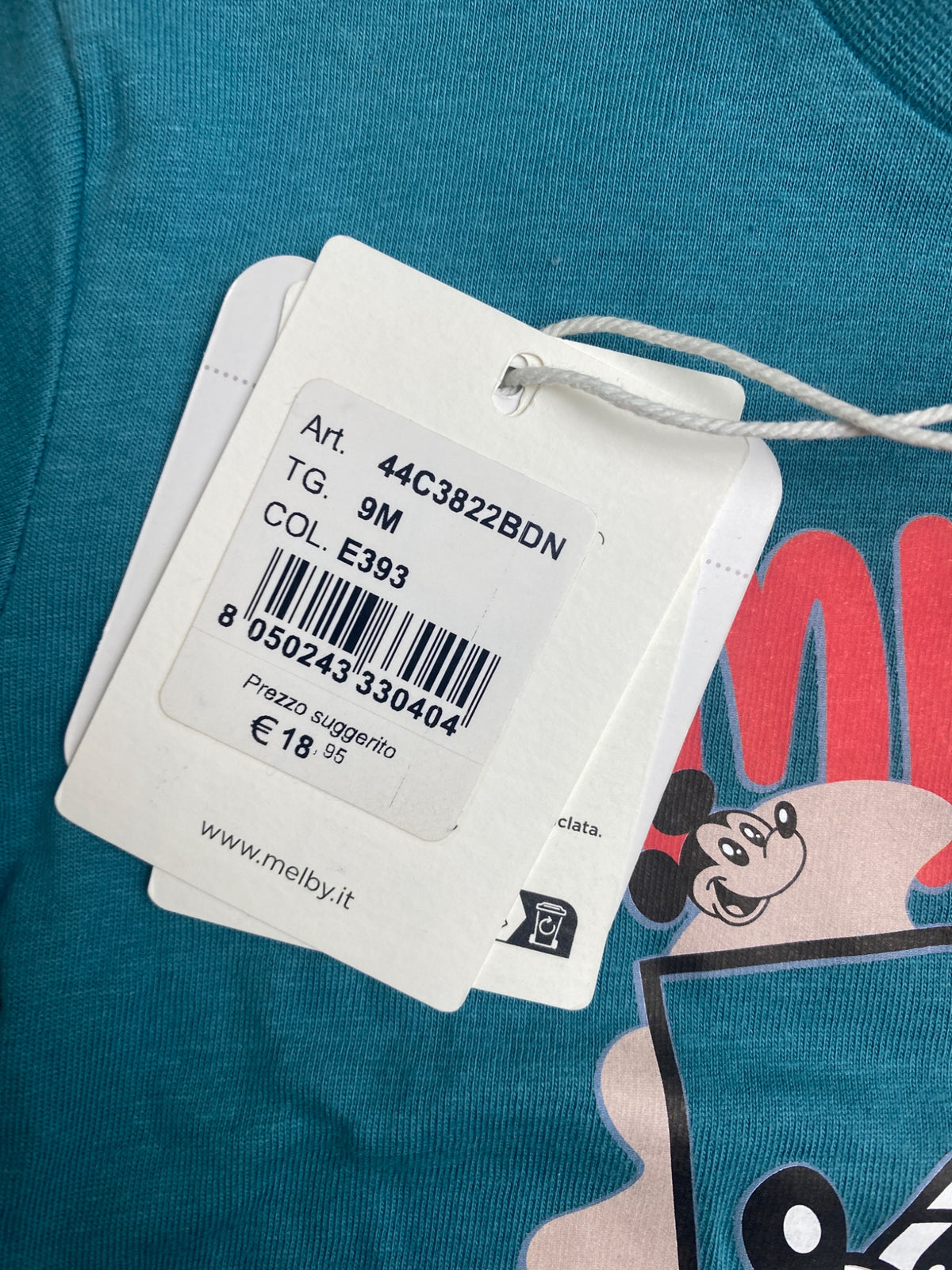 Maglietta a maniche lunghe Disney Mickey Mouse