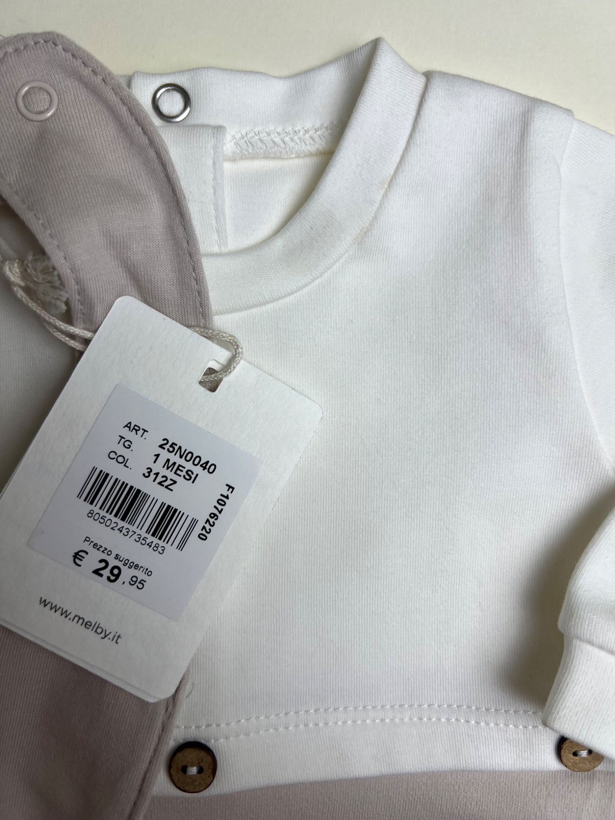 Tutina Neonato con bavaglino coordinato