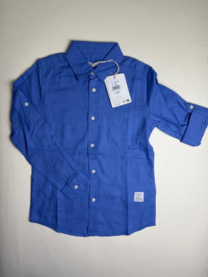 Camicia a maniche lunghe blu