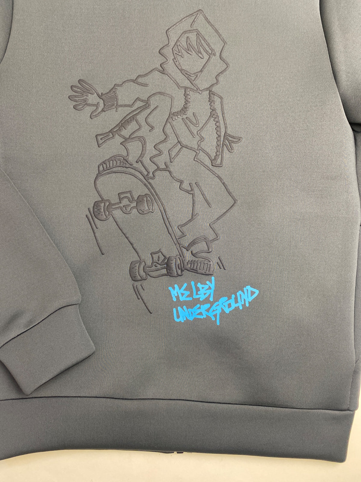 Felpa con cappuccio e zip Melby in neoprene