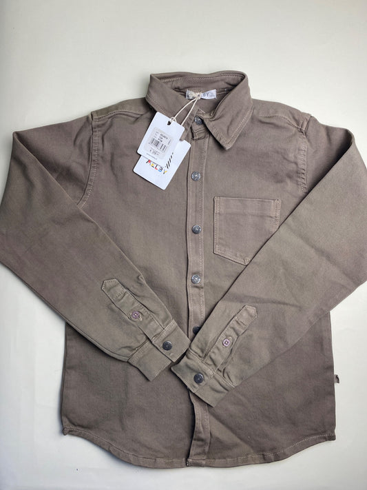 Camicia Melby in Cotone Twill a Maniche Lunghe