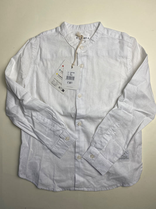  Camicia bianca collo alla Coreana - micro difetto sotto collo