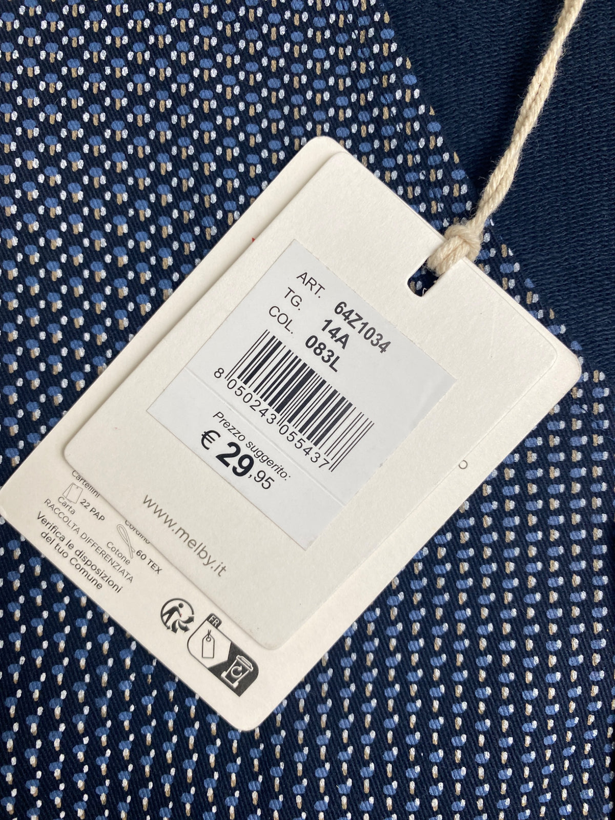 Giacca gilet in cotone 