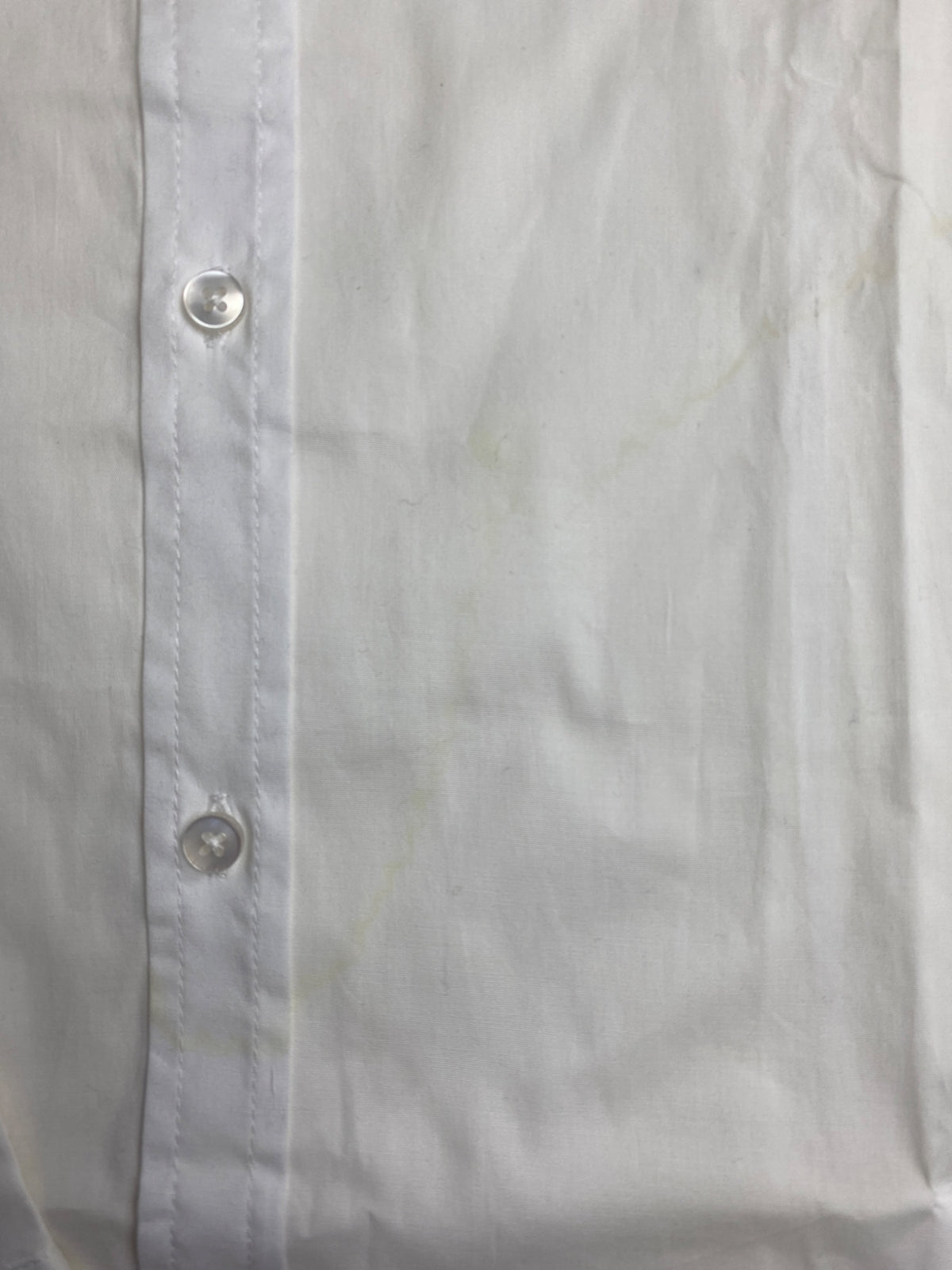 Camicia Bianca a Maniche Lunghe Melby - difetto macchia lavabile