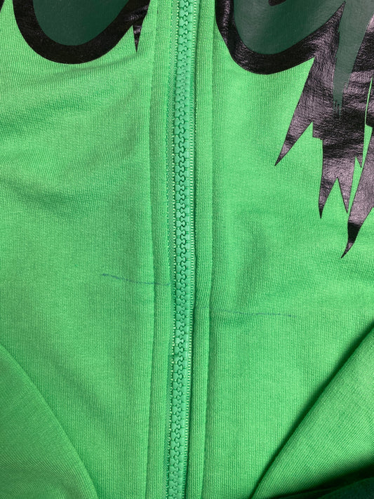 Tuta sportiva Melby verde con stampa