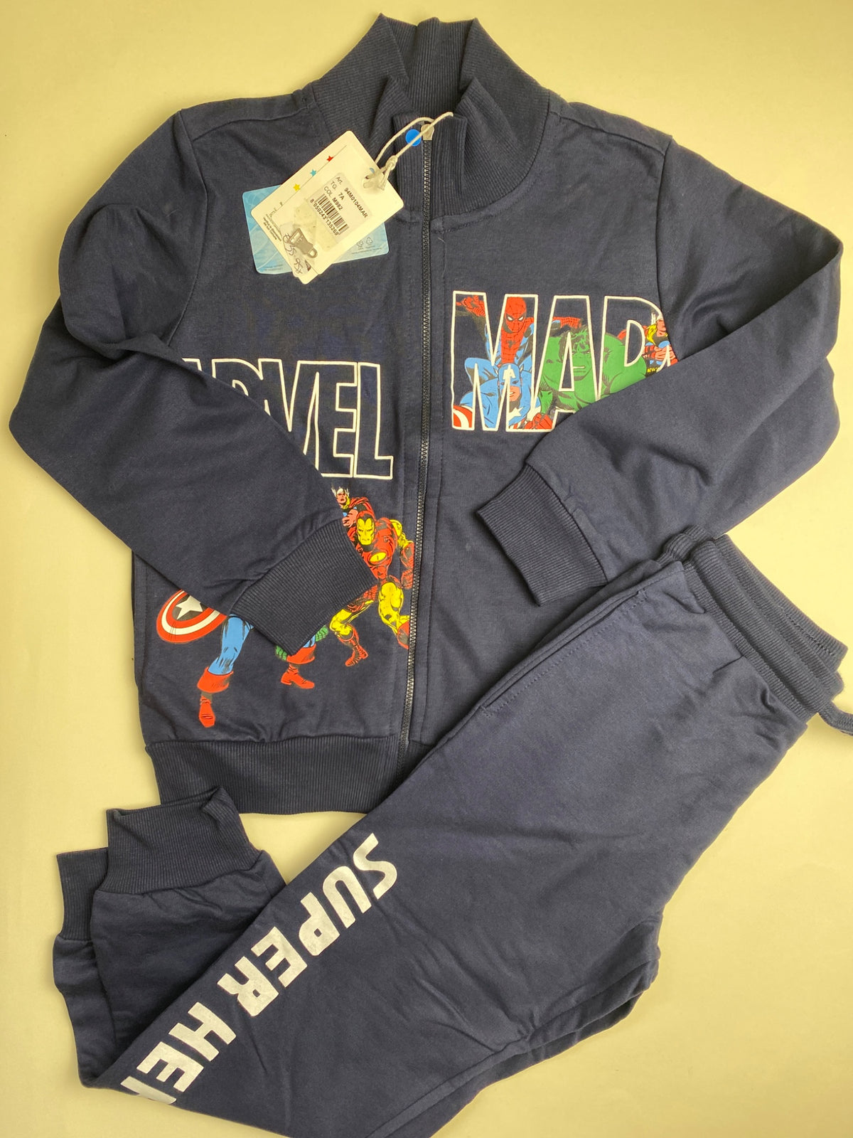 Tuta sportiva per bambini Marvel - manca giretto 