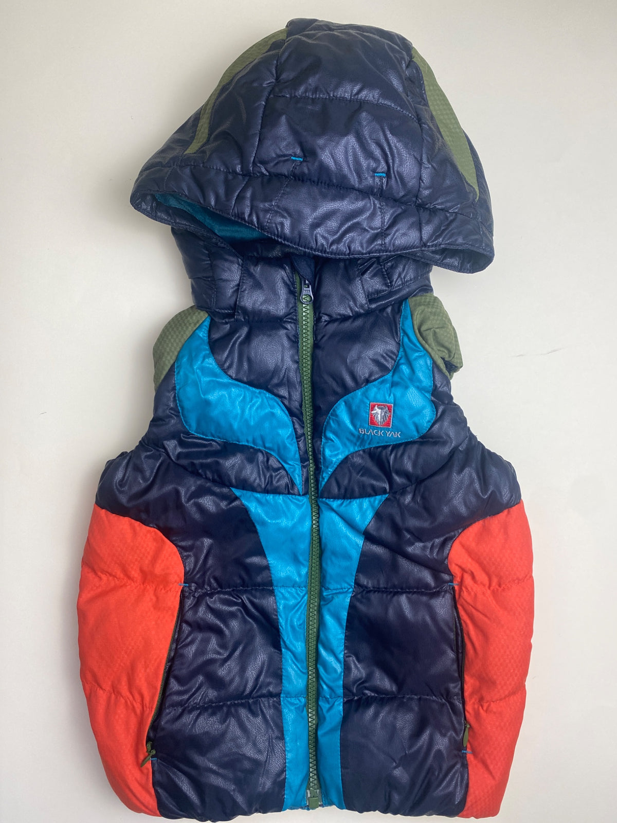 Gilet imbottito con cappuccio Black Yak multicolore