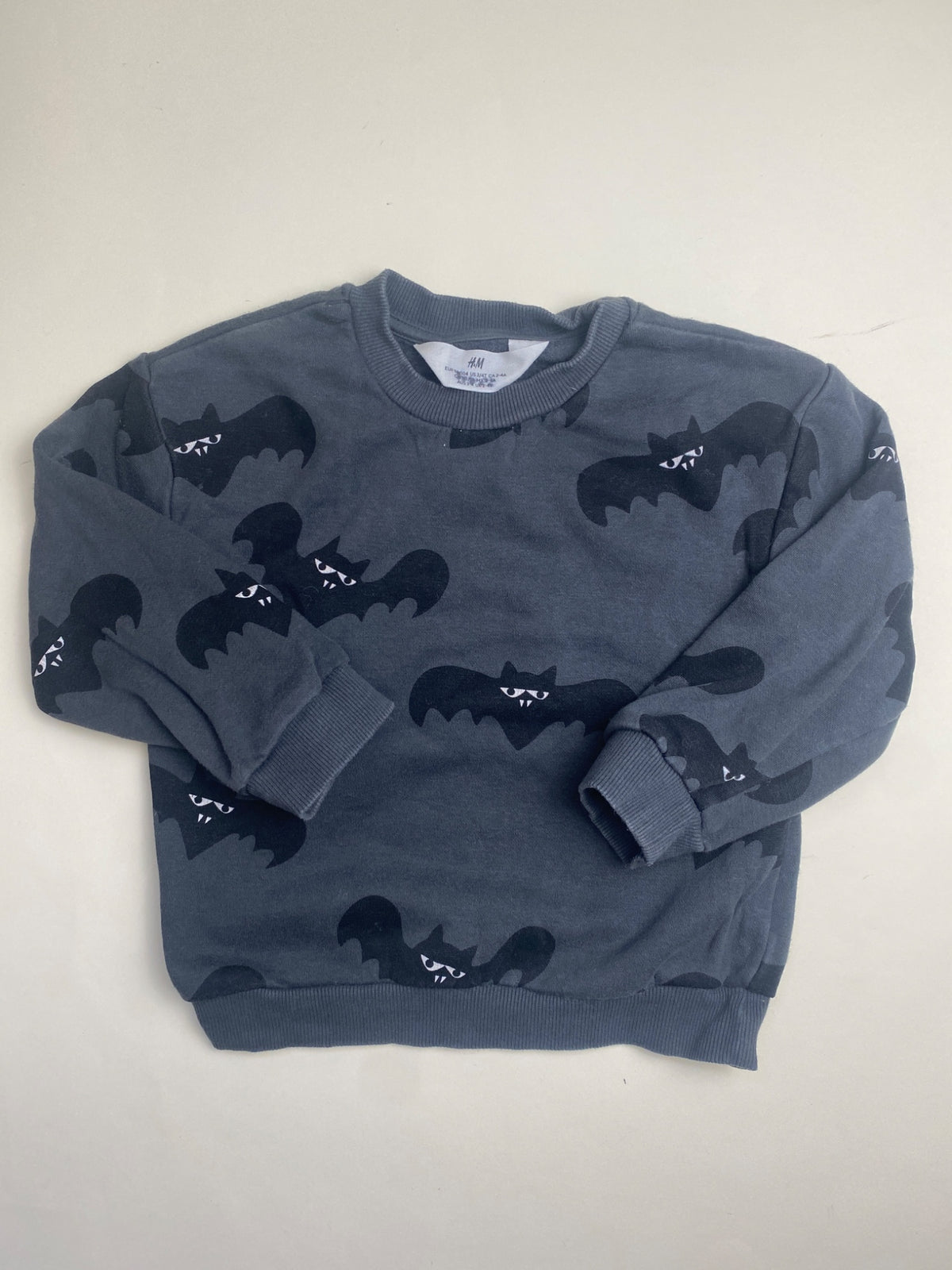 Felpa H&M per bambini con stampa pipistrelli Halloween