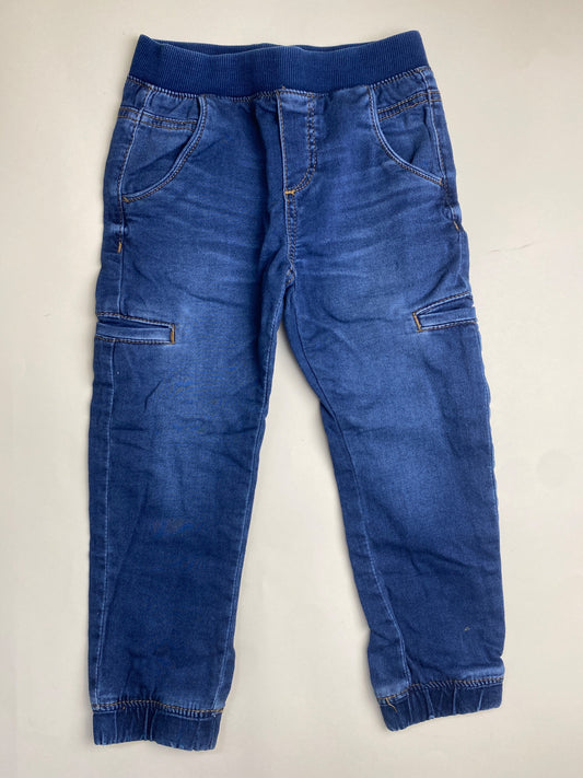 Jeans Jogger Bambino con Tasche Cargo
