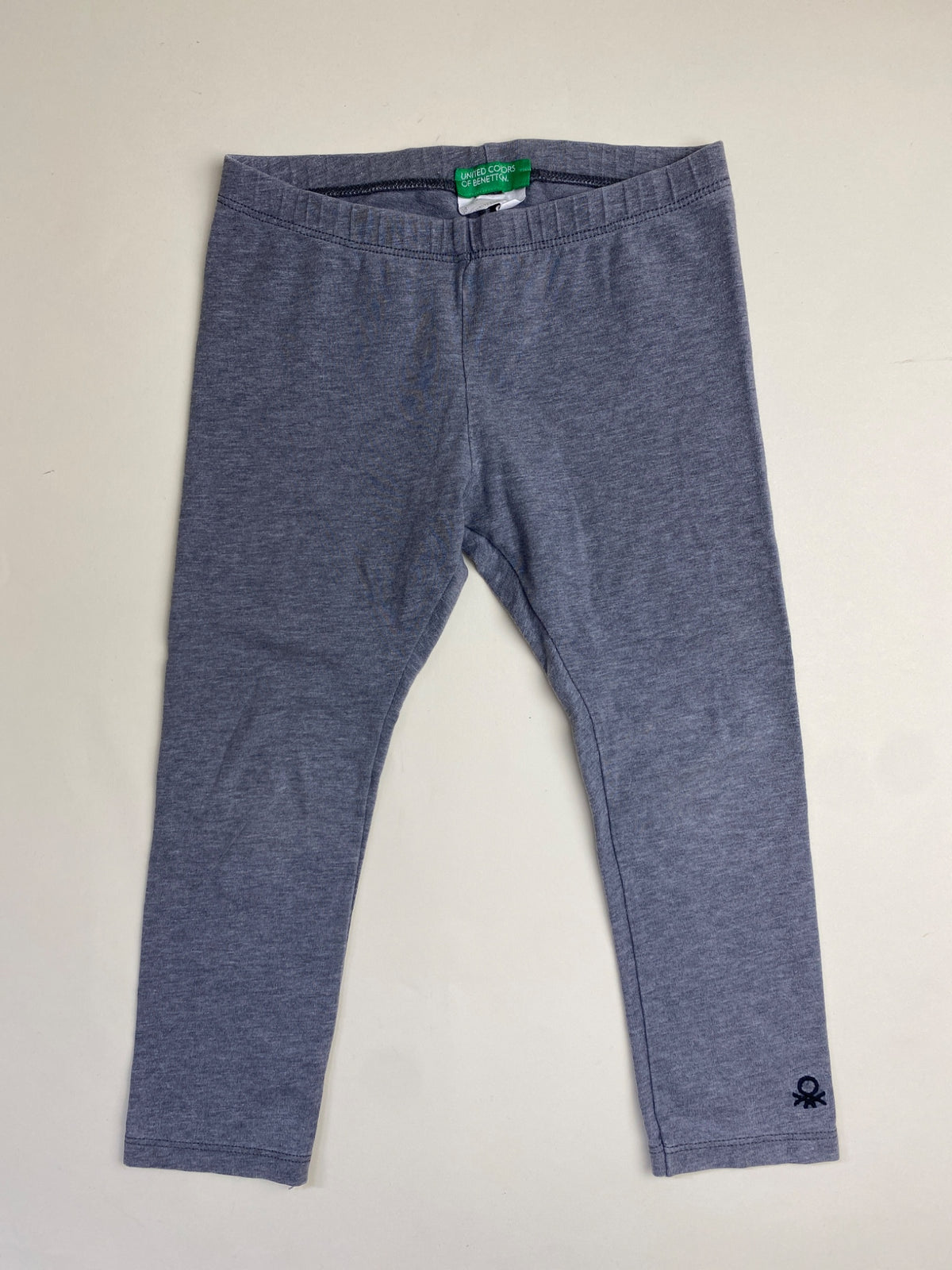 Leggings Bambina Benetton Grigio Melange