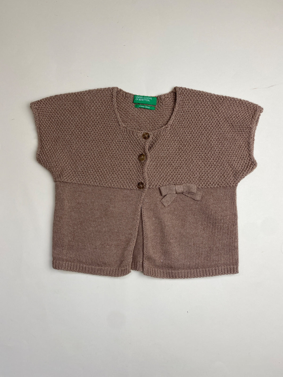 Cardigan Bambina misto lino