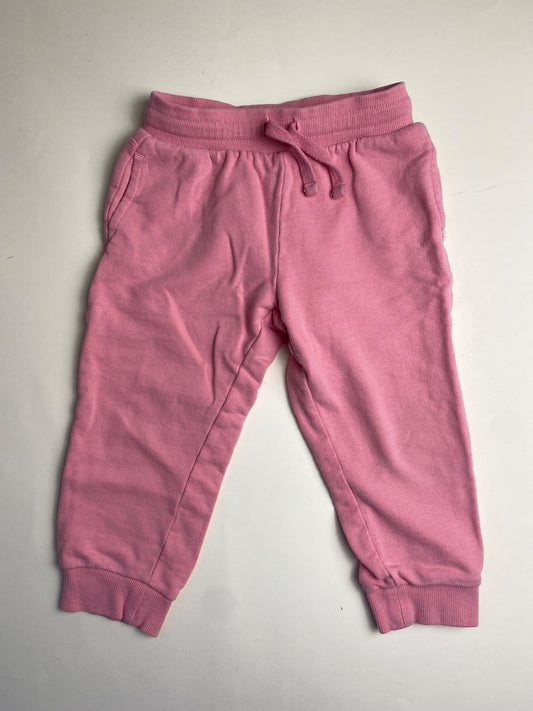 Pantaloni in felpa rosa