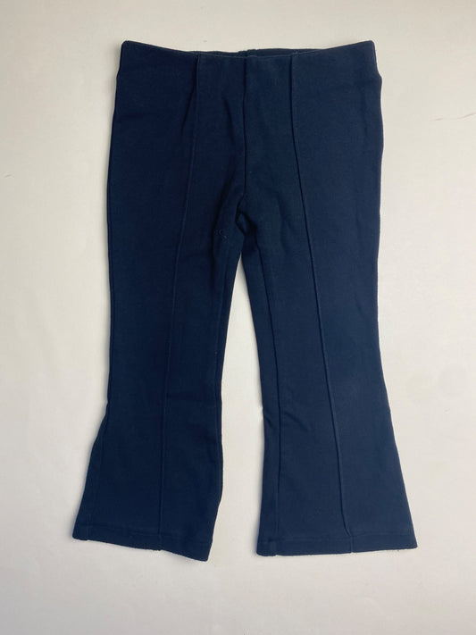 Pantaloni a zampa con cuciture frontali