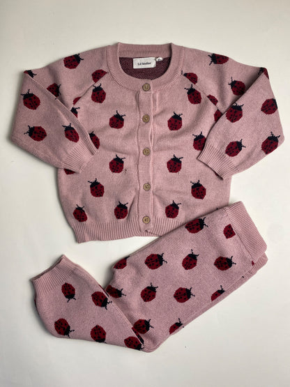 Set Cardigan e Leggings Bambina con Coccinelle