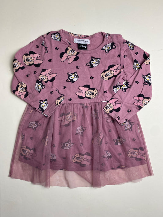 Abito bambina Minnie Mouse e Figaro con tulle