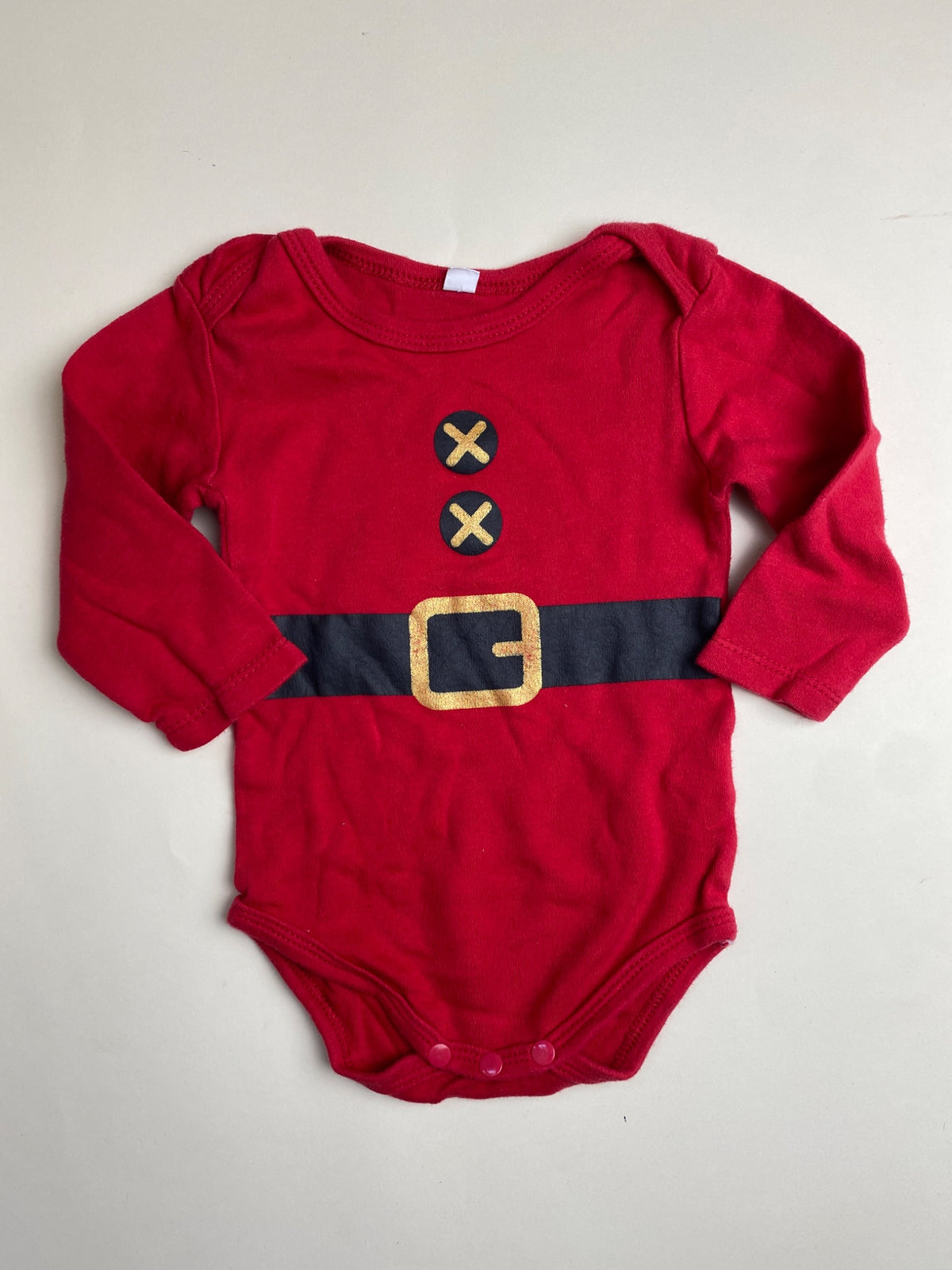 Body neonato Babbo Natale maniche lunghe