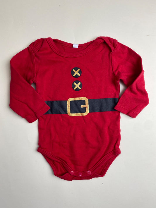 Body neonato Babbo Natale maniche lunghe