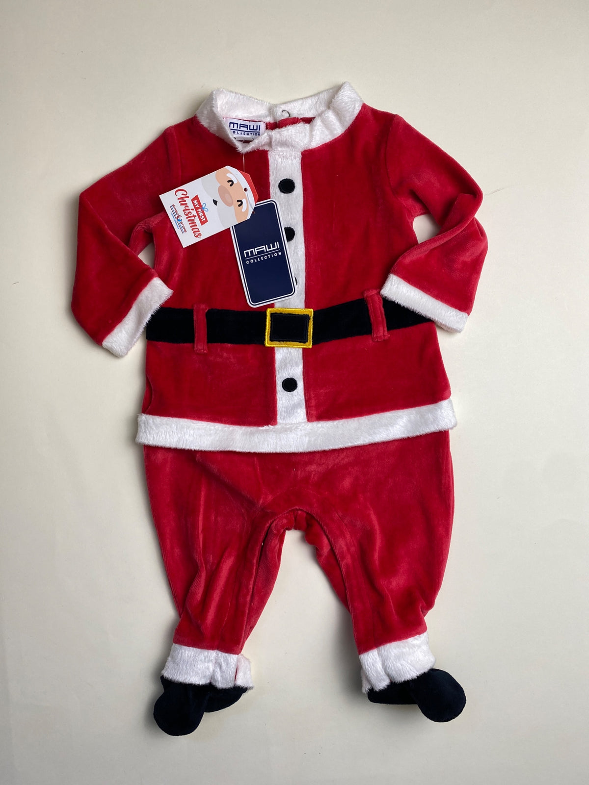 Costume da Babbo Natale per neonato con cappello