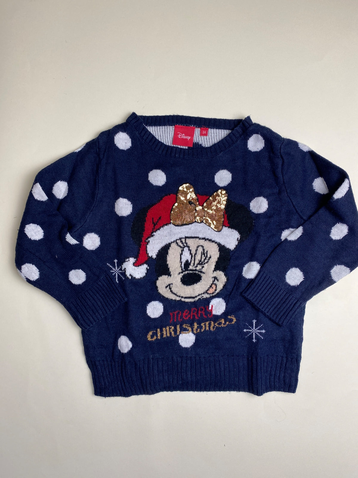 Maglione Natalizio Minnie Mouse Disney a Pois