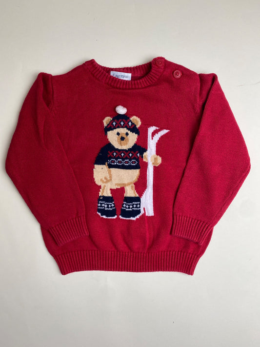 Maglione rosao natalizio