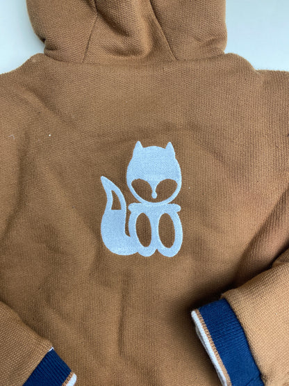 Giacca Duffle Coat Bambino con Cappuccio e Gomitiere