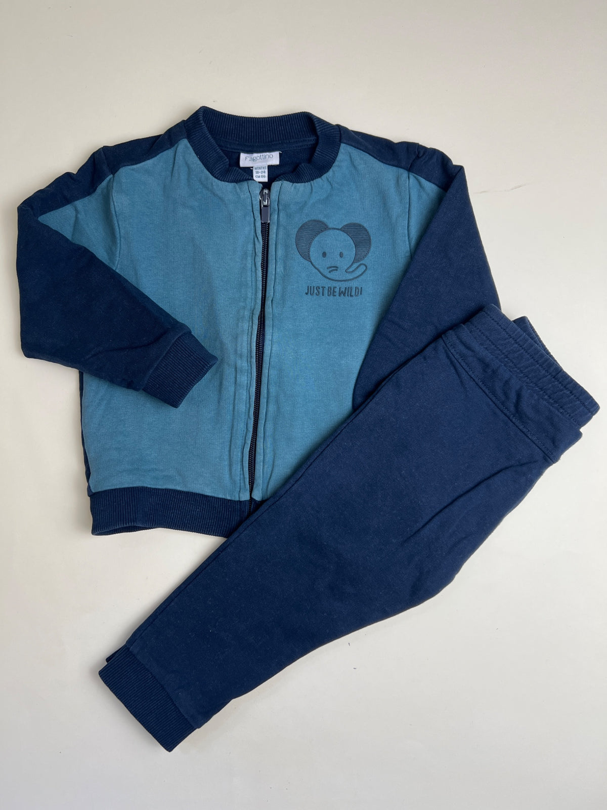 Set felpa e pantaloni non garzato (leggero)
