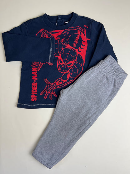 Set tuta garzato (invernale) Spiderman